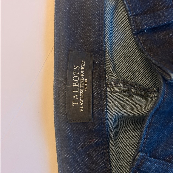 Talbots dark blue denim Boot Cut Jeans - Picture 3 of 5